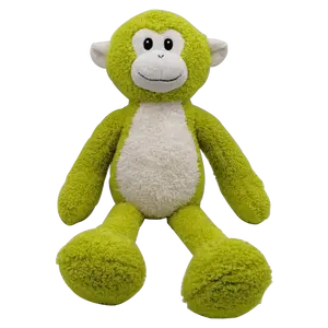 Peluche singe vert personnalisé, 20 pouces, peluche douce, mignon, vert, vente en gros, pièces