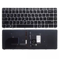 Clavier d'ordinateur portable neuf pour HP EliteBook 745 G3 840 G3 G4 avec rétroéclairage, disposition FR SP US LA AR RU