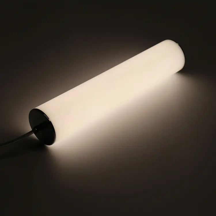 Luminária led estilo nórdico para tubulação, lâmpada suspensa com cabeça única e moderna, tubo longo de suspensão