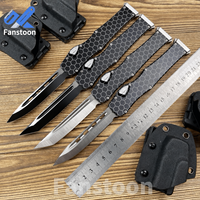 Couteau EDC HALOVI de haute qualité avec manche en alliage d'aluminium, couteau tactique de survie portable pour le camping et la chasse