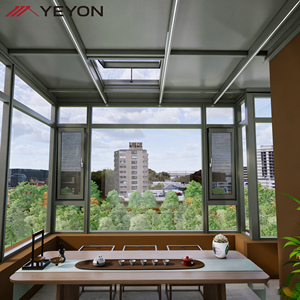 Solárium <span class=keywords><strong>de</strong></span> Techo Plano YEYON con Vidrio Low-E y Marco <span class=keywords><strong>de</strong></span> Aluminio, Ecológico y Anticorrosión, para Villas, Apartamentos y Balcones - Product Image 3