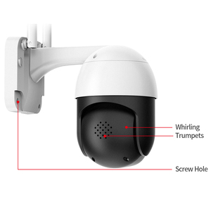 Cámara PTZ de 1080P Cámara de seguridad para el hogar Cámara IP inalámbrica PTZ con zoom de inclinación panorámica inteligente para exteriores 5X Dome 2MP - Product Image 4