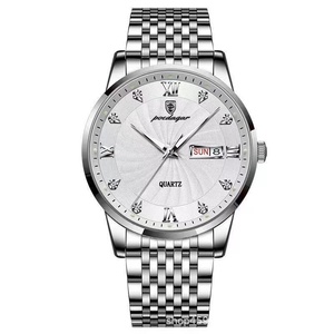 Montre-bracelet pour hommes <span class=keywords><strong>d</strong></span>'affaires montre pour hommes montre pour hommes en or étanche montres de mode classiques en acier inoxydable vente en gros - Product Image 6