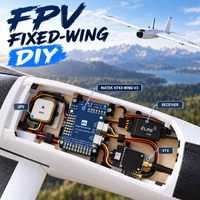 Contrôleur de vol en métal MATEKSYS H743 pour drone à aile fixe ArduPilot INAV STM32H743 7 UART 13 PWM 3-8S LiPo BEC