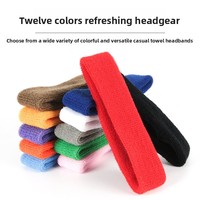 Bandeau de sport en gros respirant, absorbant la transpiration, en tissu éponge, anti-transpiration, pour le cyclisme, la course à pied et le fitness