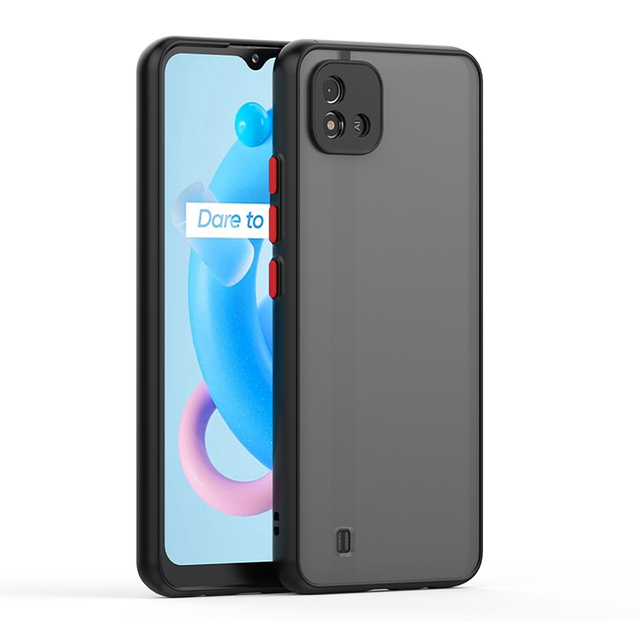 For Realme C35 C31 C30 C20 C20A C21 C21Y C15 C25 C25s C25Y Cover Coque Shell Matte Translucent Bumper Phone Case