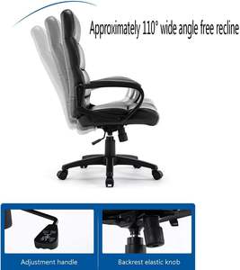 <span class=keywords><strong>เก้าอี้</strong></span>ผู้บริหารหนังหลังสูงมาใหม่<span class=keywords><strong>เก้าอี้</strong></span>หมุนปรับเอียงได้สำหรับสำนักงาน - Product Image 6