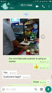 Henex HC-666 2D <span class=keywords><strong>Scanner</strong></span> de codes à barres USB de bureau pour dépanneur supermarché Salon Shop-Simple Retail Checkout Counter Stock - Product Image 4