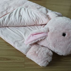 Sac de couchage pour enfants et bébés en peluche douce et chaude avec motif de lapin - Product Image 5
