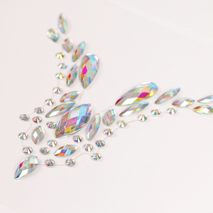 Pegatinas Faciales para Fiestas, Tatuajes Sexys para Pezones, Pasties de Cristal - Product Image 3