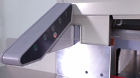 Cortadora de Papel Hidráulica Automática de Alta Precisión MILES 6710PX en Venta, Máquina de Corte de Papel Infrarroja de 30 mm, 100 mm, 670 mm