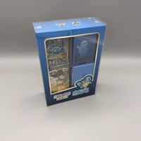 Boîte de présentation en PVC transparent anti-poussière pour cartes de jeu Pokémon