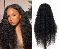 Perruques en cheveux humains bruts péruviens lisses en gros, perruques transparentes 13x4 Lace Front pour femmes noires, densité 180%