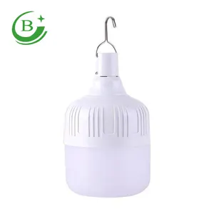 Lâmpada de bateria longa duração, modelo de bateria duradoura, cinco ajuste de engrenagem, cabeça plana 30w, led, emergência, recarregável