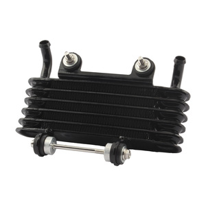 Refroidisseur d'huile pour moto à 5 rangées avec support, compatible avec Suzuki, Yamaha, GY6 125, pièces de moteur universelles - Product Image 2