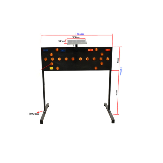 Ramp Matrix Sign Intelligent Traffic Guidance System Information Board Arrow Signal Variable Lane Control Light