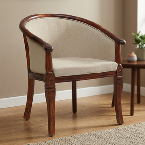 Luxury Tufted Upholstered <b>Armchair</b> Solid Wood Frame Handcrafted Premium <b>Dining</b> Accent Chair Backrest Modern Design for Apartment - Product Image 3