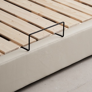 <span class=keywords><strong>Cama</strong></span> Doble Zayshine <span class=keywords><strong>de</strong></span> Cuero Genuino Estilo Italiano Minimalista, Modelo Oreja <span class=keywords><strong>de</strong></span> Elefante, 1.8 Metros, Gran Tamaño, Funcional con Almacenamiento - Product Image 5