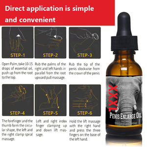 Huile d'agrandissement du pénis pour hommes XXXL à base d'extrait naturel pur - Sans effets secondaires, utilisation externe, taille plus importante, soins intimes - Product Image 4