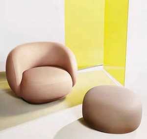 Ensemble de canapés modulaires en velours moderne européen, design contemporain, cuir véritable, bois <span class=keywords><strong>convertible</strong></span> pour la maison, le hall d'hôtel - Product Image 6