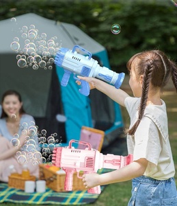Gran oferta de juguetes de verano divertidos 32 agujeros pistola de plástico con burbujas para niñas y niños - Product Image 5