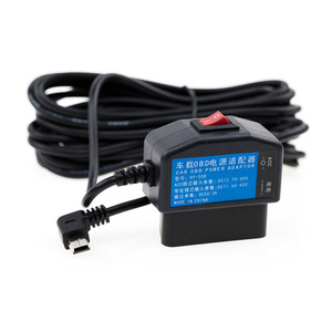 3.5 mètres Mini <span class=keywords><strong>Mico</strong></span> USB Ports 5V 3A câble de Charge de voiture OBD cordon filaire avec interrupteur pour Dash Cam caméscope véhicule DVR 24 heures - Product Image 5
