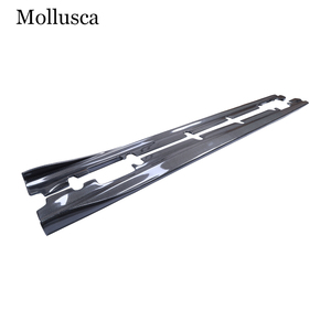Pour Mercedes CLA-Class W117 C117 : Jupes latérales en fibre de carbone style R pour pare-chocs arrière 2013-2020 - Product Image 4