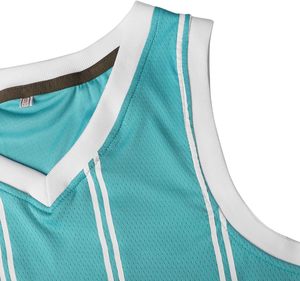 Maillot de basket-ball en maille à sublimation vierge avec broderie sur mesure Maillots de basket-ball en polyester pour hommes à séchage rapide et respirant - Product Image 4