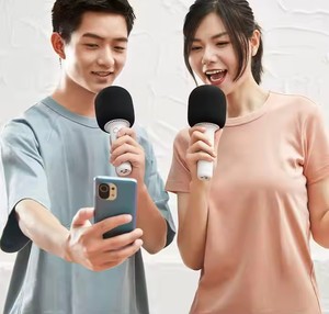 Vente chaude Xiao Mi Mijia Portable DSP puce haut-parleur karaoké avec micro et Bluetooth maison Ktv sans fil chant Microphone à main - Product Image 2