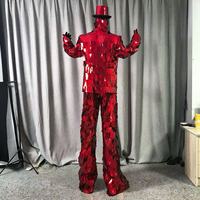 Costume de performance lumineux personnalisé Shengchi, tenue réfléchissante à technologie miroir pour spectacle Alien, idéal pour les bars
