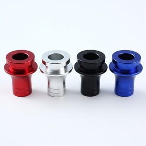 Adaptador de pomo de palanca de cambios para coche, M10x1.5, aleación de aluminio, resistente al óxido, rojo, negro, plateado, azul, ajuste universal - Product Image 1