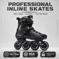Patins à roulettes en ligne pour adultes, 4 roues en une seule rangée, cadre en aluminium, tige respirante, pour la course de compétition, vente en gros