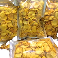 Keripik Nangka Vietnam Berkualitas Tinggi Irisan 2-6mm Pengeringan Vakum Pengawetan Air Camilan Renyah Manis Kemasan Vakum Alami Grosir