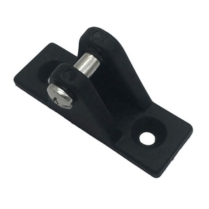Nylon Marine Bimini Top 90 Degree Deck Hinges Base W/Bolt Hinge Mount Fitting Ship Kayak <b>Yacht</b> Boat Hardware Accessories Deck Mo - Product Image 5