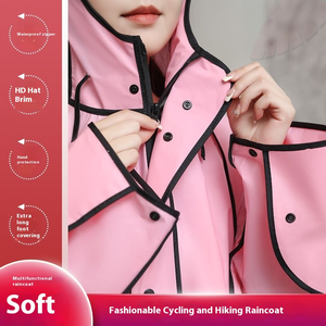 2025 Usine Direct Logo Personnalisé EVA Imperméable Poncho De Pluie Imperméable pour Adultes <span class=keywords><strong>Imperméables</strong></span> pour hommes et femmes avec plusieurs couleurs - Product Image 4