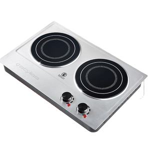 Muestra Gratuita de Hornillas Eléctricas Dobles de Acero Inoxidable, Sin <span class=keywords><strong>Radiación</strong></span>, Buenas para el Cuerpo Humano, <span class=keywords><strong>Inducción</strong></span> Infrarroja, Repuestos para Cocinas - Product Image 1