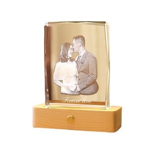 Honor of Crystal Cadre <span class=keywords><strong>photo</strong></span> carré en cristal <span class=keywords><strong>personnalisé</strong></span> <span class=keywords><strong>avec</strong></span> amour Image personnalisée Cube en <span class=keywords><strong>verre</strong></span> Enregistrer des photos de façon permanente pour un ami - Product Image 6