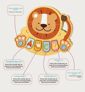 Andador de Aprendizaje para Bebés 2 en 1 de Plástico ABS Antivuelco con Música, Diseño Ligero y Plegable para 6-18 Meses, Capacidad de Carga de 15 kg - Product Image 5