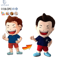 Uyeah OEM/ODM – Nouvelle collection de figurines en peluche personnalisées, brodées sur mesure, pour jeux d'anime, jouets doux en forme de clown, cadeaux pour garçons