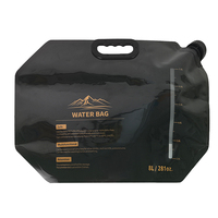 Stock sac à eau pliable Portable voyage sac à eau 5L 10 L sac à eau avec bec pour camping randonnée en plein air