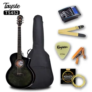 Taylor sẵn sàng để Tàu 40 inch tiến sinh viên vân sam Điện Acoustic Guitar Kit