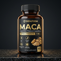 Capsules de Maca et d'Ashwagandha OEM/ODM pour la performance sportive et l'endurance des adultes, complément énergétique
