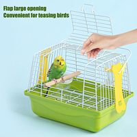 Solide générique extérieur Portable voyage oiseau transporteur qualité fournitures en plastique pour inséparables perroquets moyens perruches calopsittes