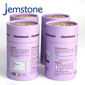 Emballage de cylindre de thé de qualité alimentaire personnalisé pour boîte à tube de thé Tube rond en papier kraft Tube rond - Product Image 5