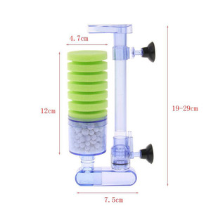 Filtro a spugna biochimico JSD XY2880 per acquario con sollevamento ad aria, filtro per acquario con sollevamento a gas inverso per coltivazione batterica e aspirazione dei rifiuti con ossigeno - Product Image 3