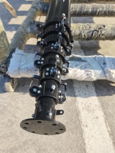 Tour d'éclairage solaire <span class=keywords><strong>mobile</strong></span> avec câblage intégré pour vidéosurveillance, remorque télécom <span class=keywords><strong>mobile</strong></span> - Product Image 2
