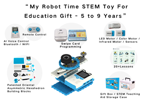 My Robot Time CodeSpark 1 <span class=keywords><strong>Explorer</strong></span> en plastique ABS - Blocs de construction compatibles, codage sans écran, double mode / Wi-Fi STEM - Product Image 5