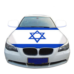 Johninファクトリープロモーションスパンデックスポリエステルプリント国旗カスタムカーエンジンフードカバー - Product Image 2