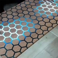 Penetrable-Módulo de control de mesa de té con sensor táctil LED, Red de mesa de Río, luz roja, módulo de detección PCBA