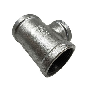 Yfa <span class=keywords><strong>malleable</strong></span> लोहे की पाइप फिटिंग गर्म डुबकी गैल्वेनाइज्ड टी 4 इंच कम करने के साथ टी 4 इंच - Product Image 1